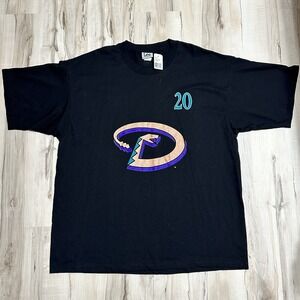 Vtg 2001 MLB Lee Sport Arizona Diamondbacks Luis Gonzalez T-Shirt Size (XXL)